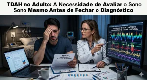 Imagem de blog sobre TDAH no adulto e avaliação do sono no diagnóstico