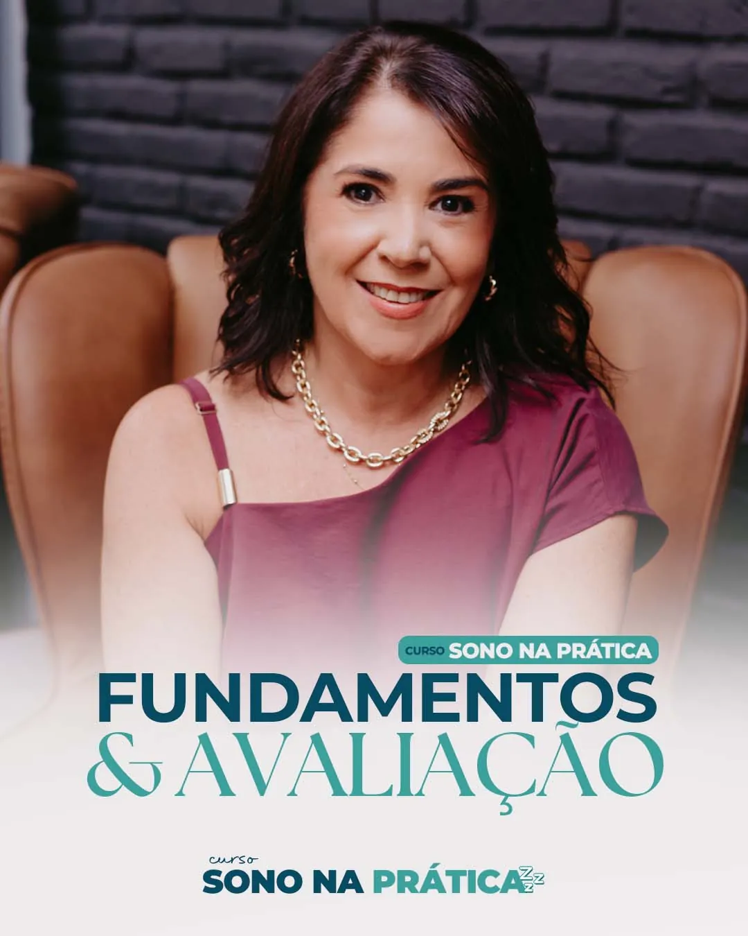 Card de divulgação do curso online Sono na Prática: Fundamentos e Avaliação, da Dra. Simone Prezotti, para médicos que desejam aprender avaliação clínica do sono.